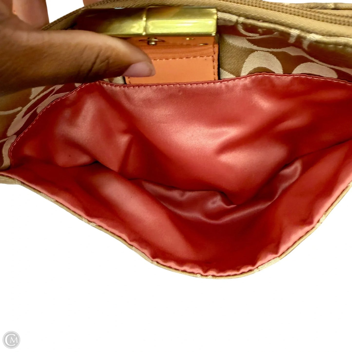 Handbag Designer By Coach, Size: Medium