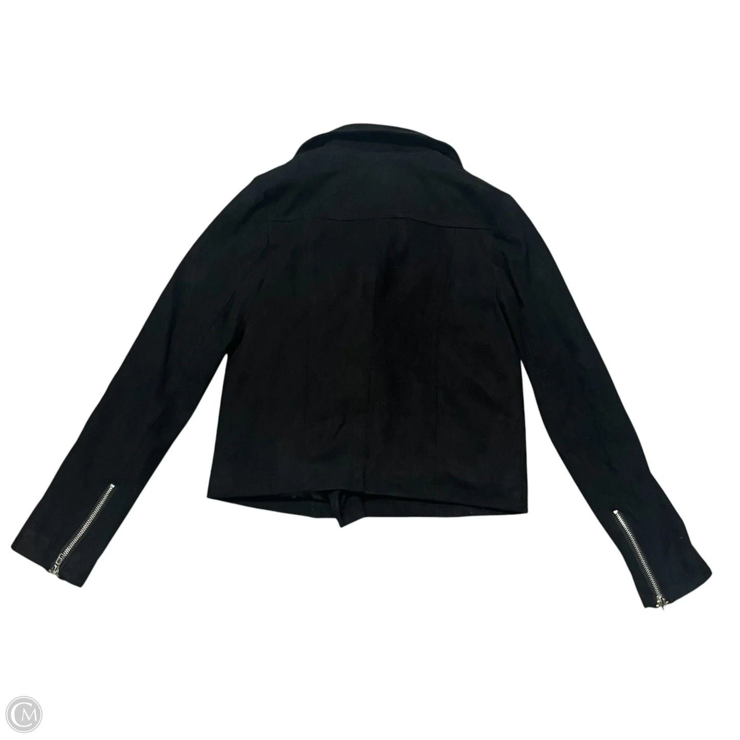 Jacket Moto By Forever Flower In Black, Size: S