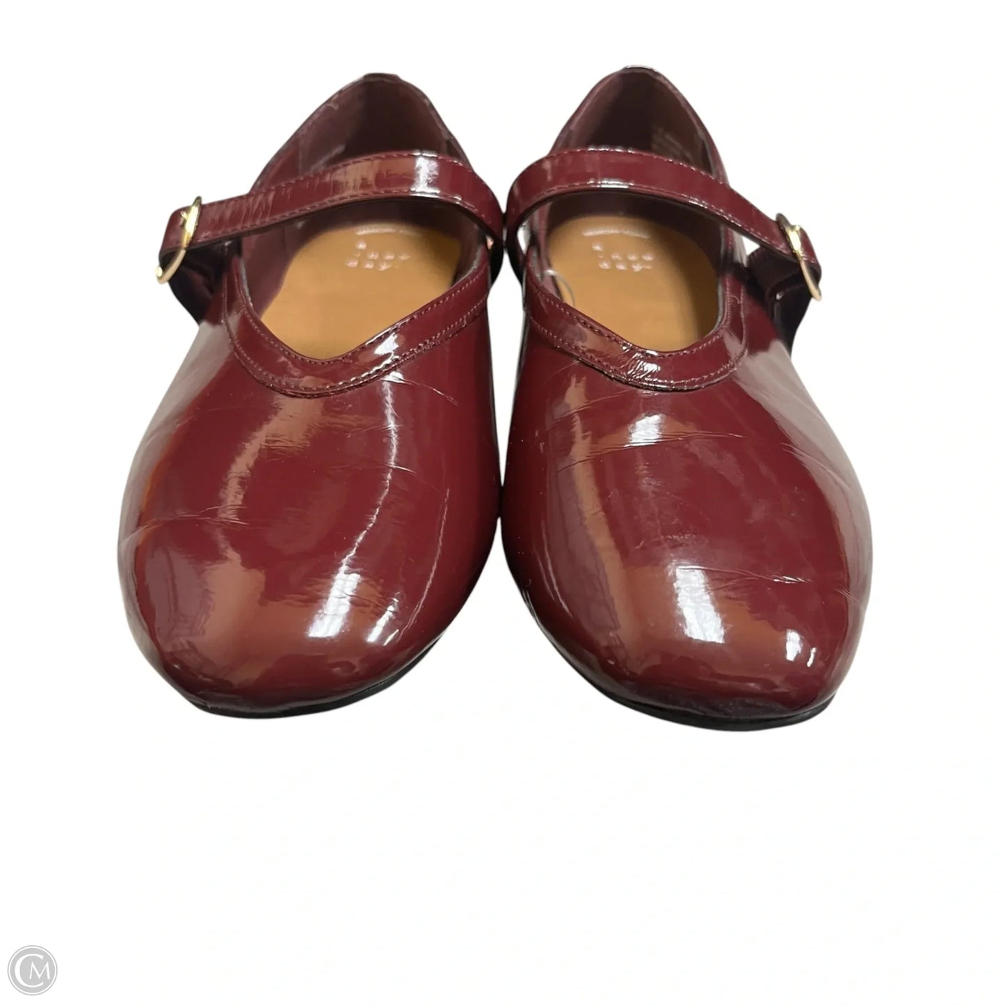 Shoes Flats By A New Day In Maroon, Size: 7.5
