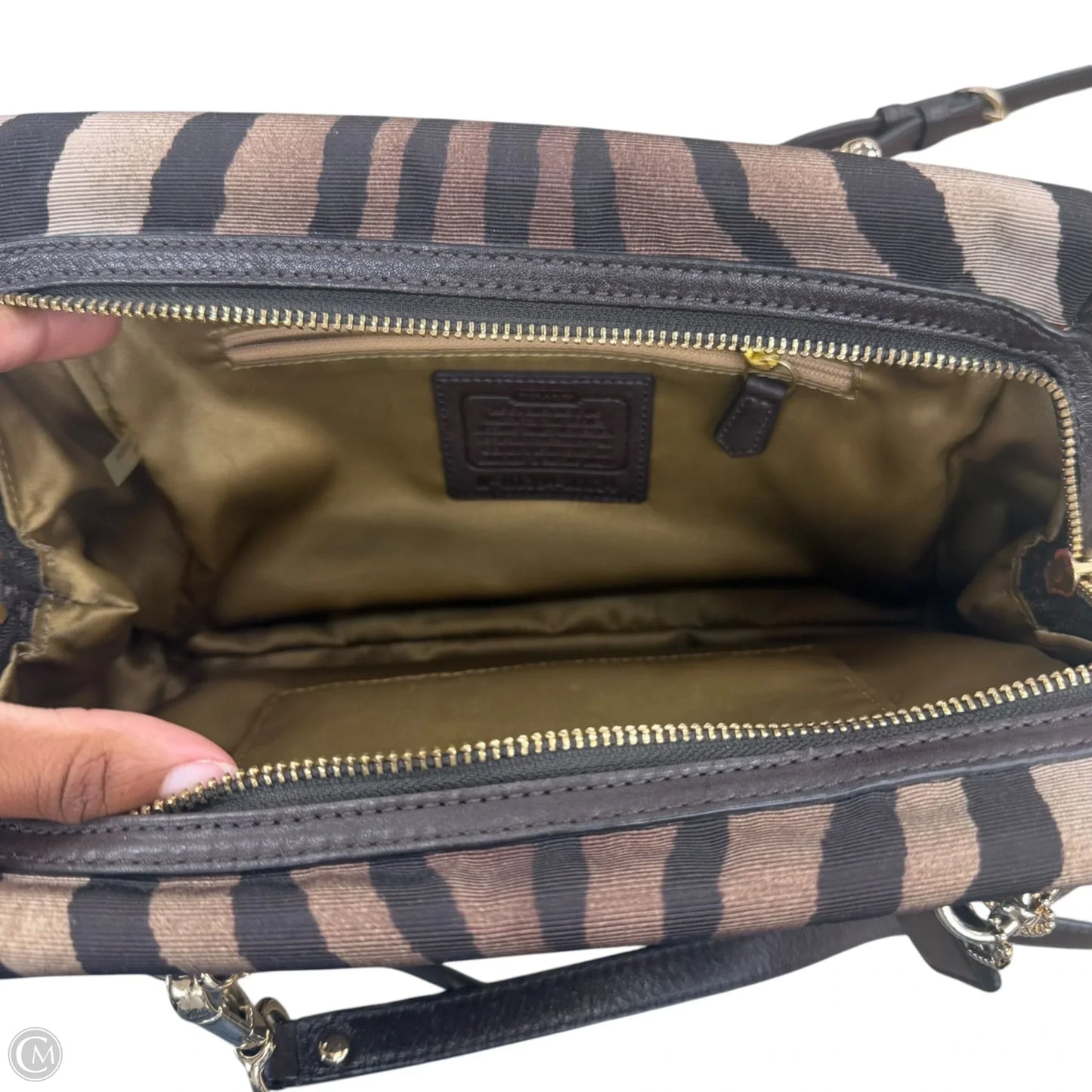 Handbag Designer By Coach, Size: Medium