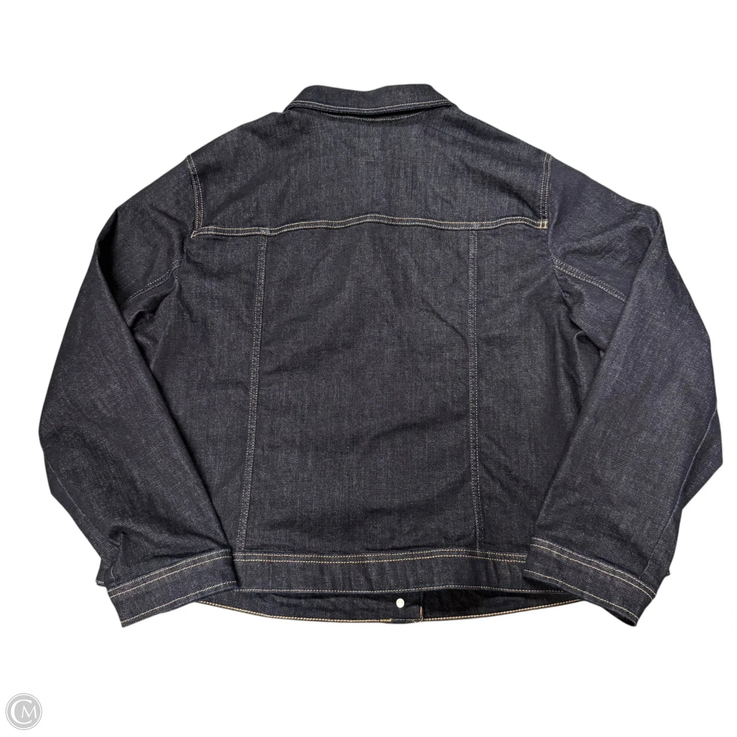 Jacket Denim By J. Jill In Blue Denim, Size: Xl