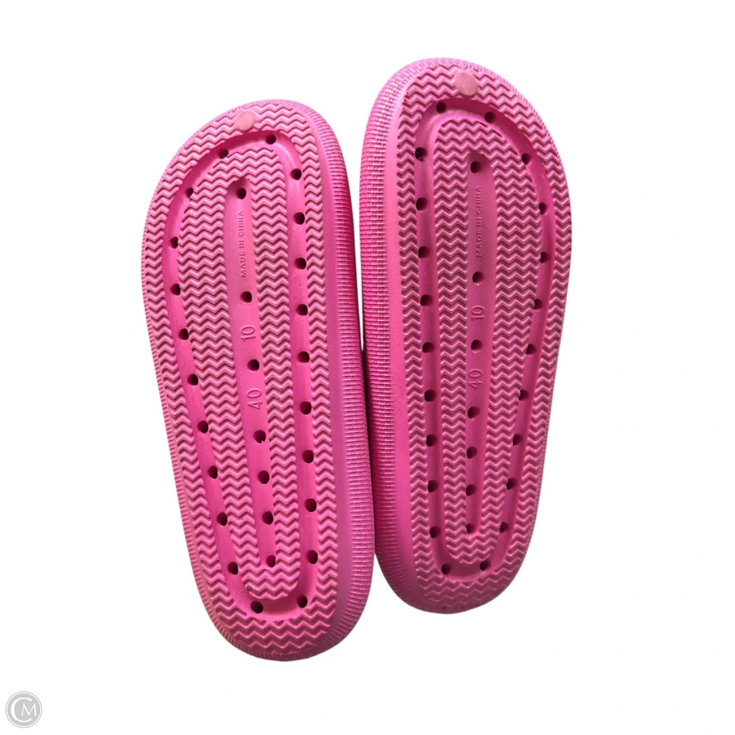 Sandals Flip Flops By Cushionaire In Pink, Size: 9.5