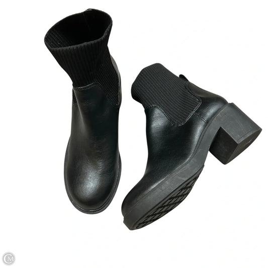 Boots Ankle Heels By Anne Klein In Black, Size: 7.5