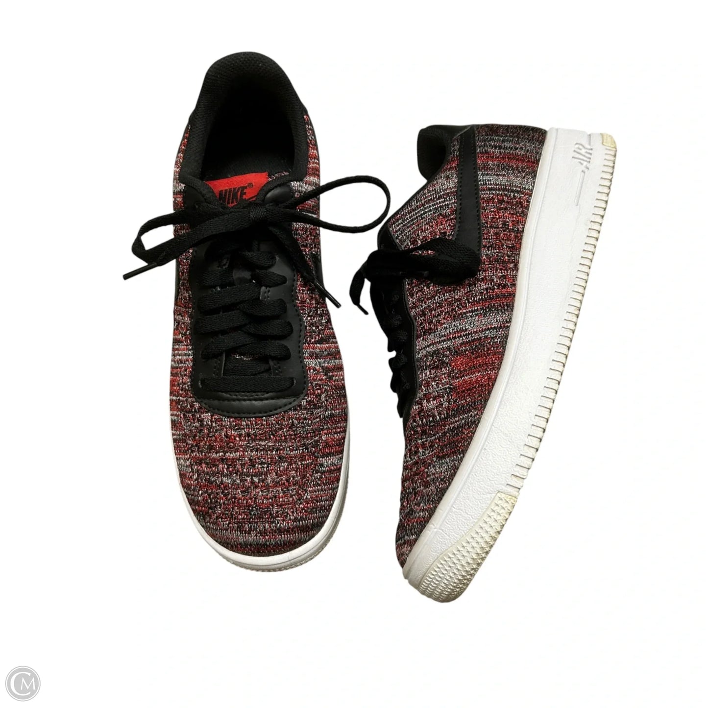 Shoes Sneakers By Nike In Black & Red, Size: 9