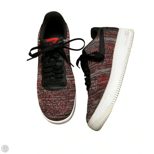 Shoes Sneakers By Nike In Black & Red, Size: 9