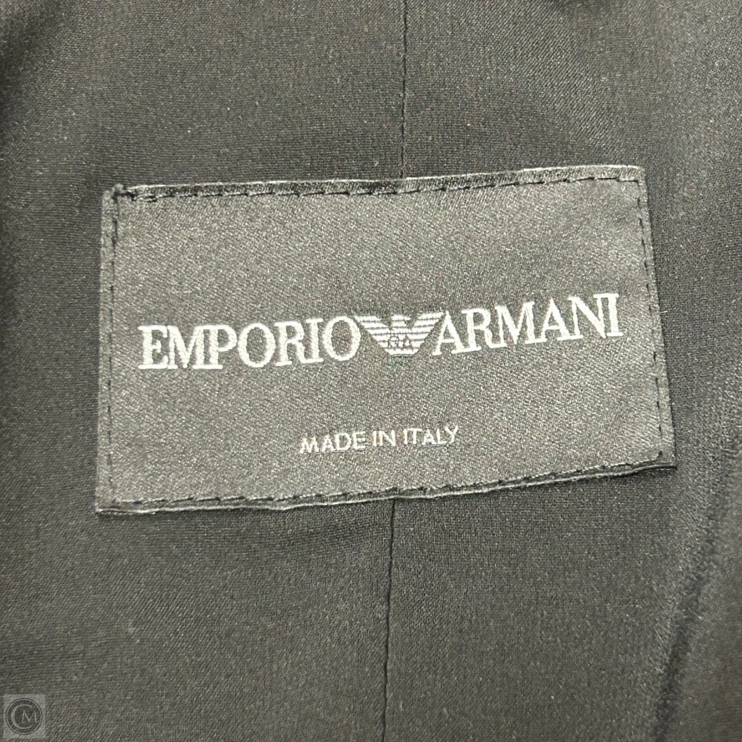 Blazer By Emporio Armani In Black, Size: S