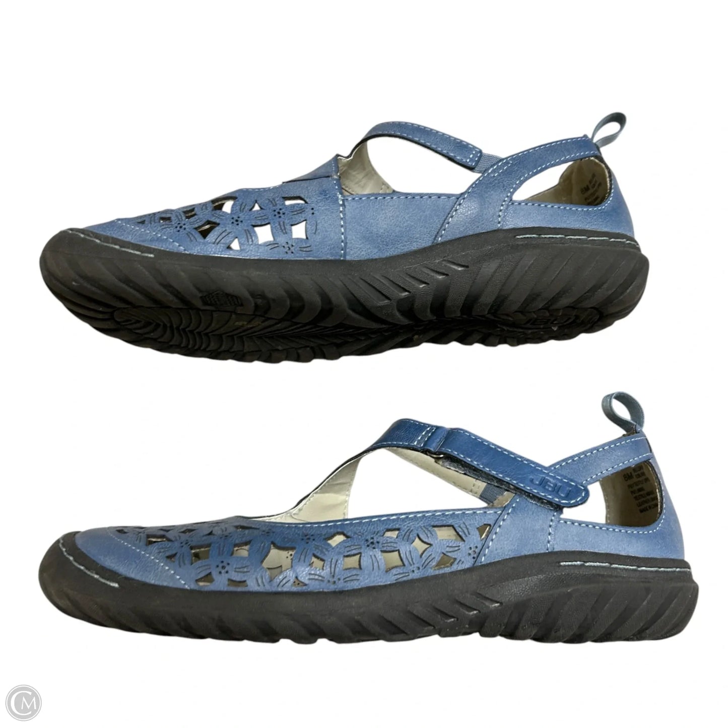 Shoes Flats By Jbu By Jambu In Blue, Size: 8