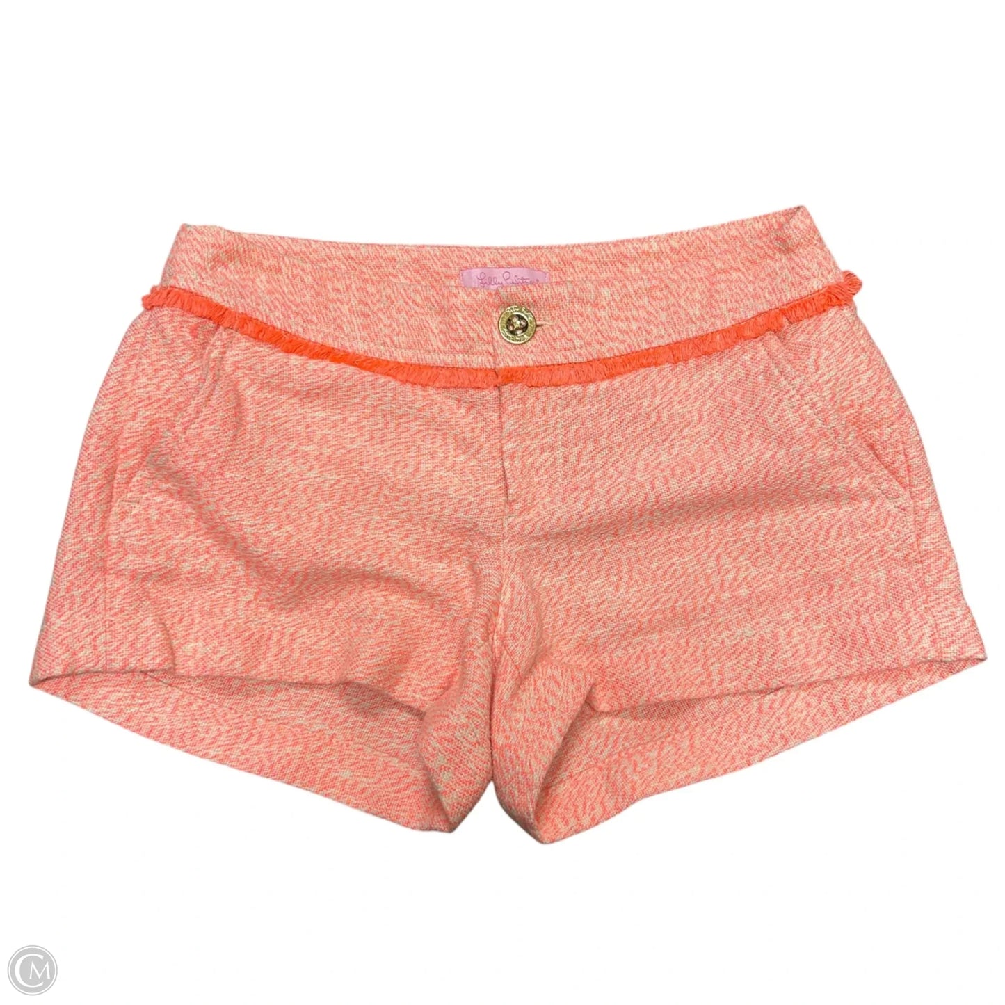Shorts Designer By Lilly Pulitzer In Orange, Size: 0p