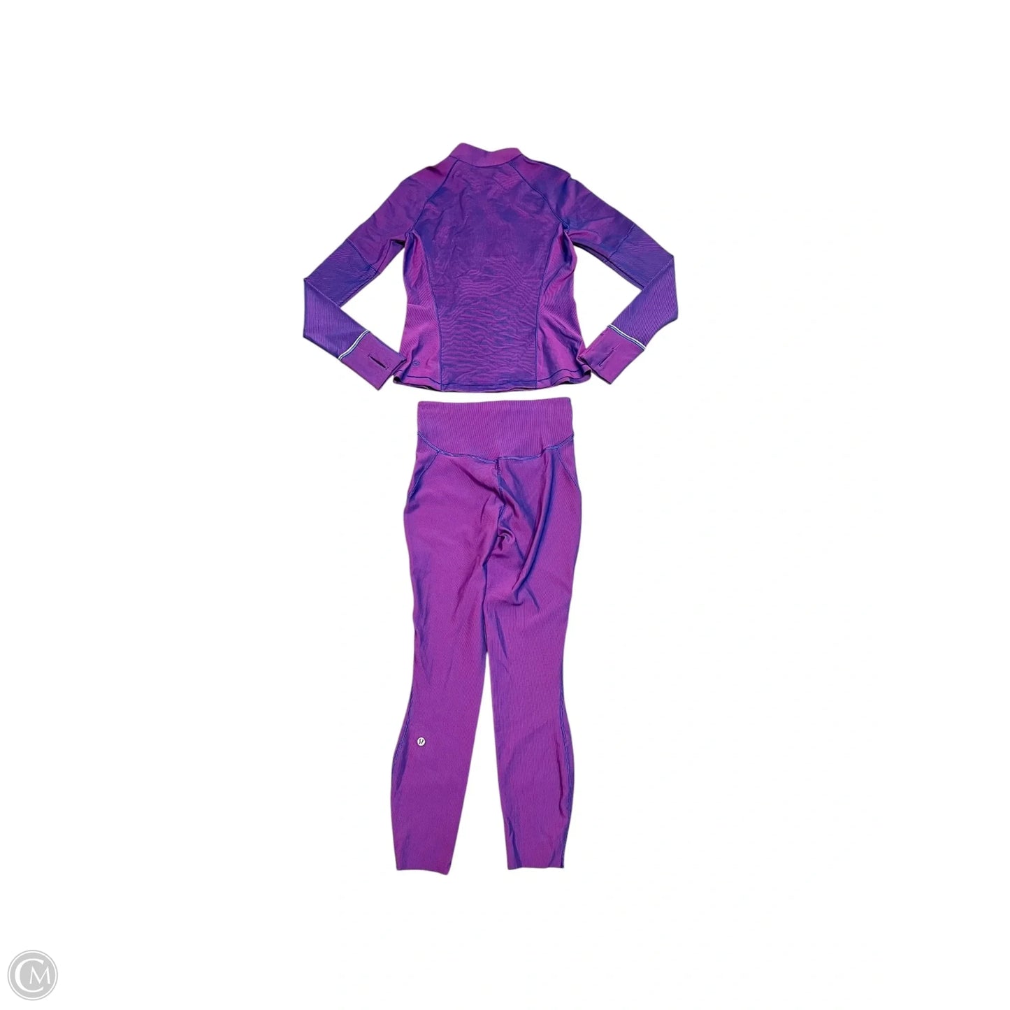 Athletic Pants 2pc By Lululemon In Blue & Pink, Size: 6