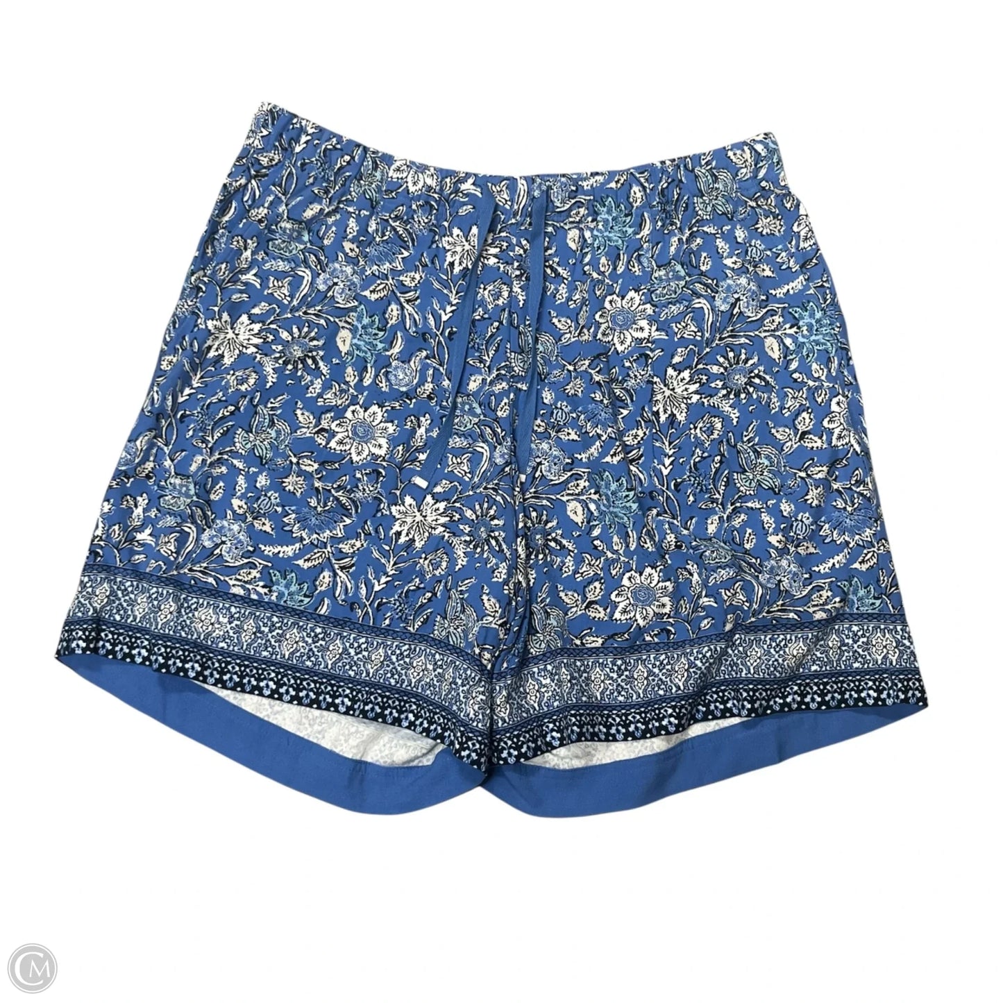 Shorts By J. Jill In Blue & White, Size: S