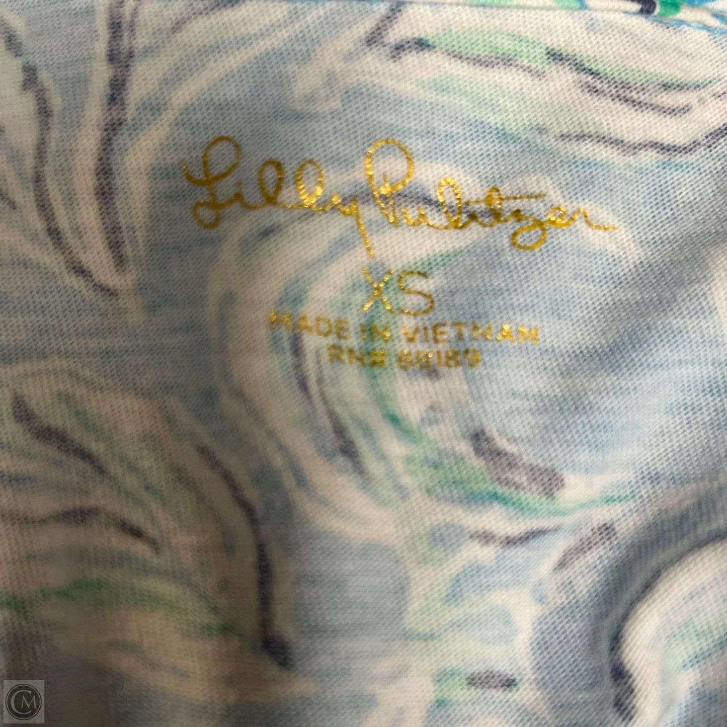 Dress Designer By Lilly Pulitzer In Blue & White, Size: Xs