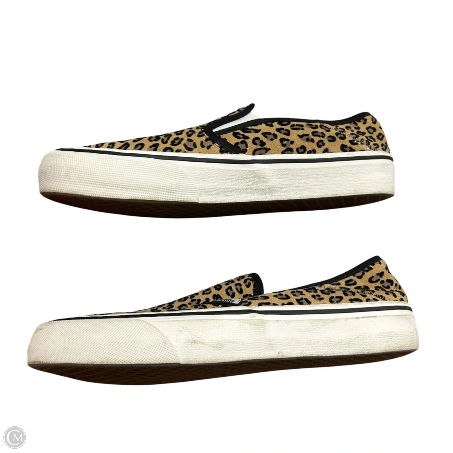 Shoes Flats By Vans In Animal Print, Size: 9