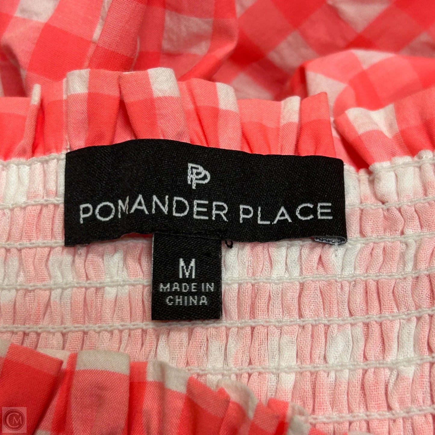 Dress Casual Maxi By Pomander Place In Cream & Pink, Size: M