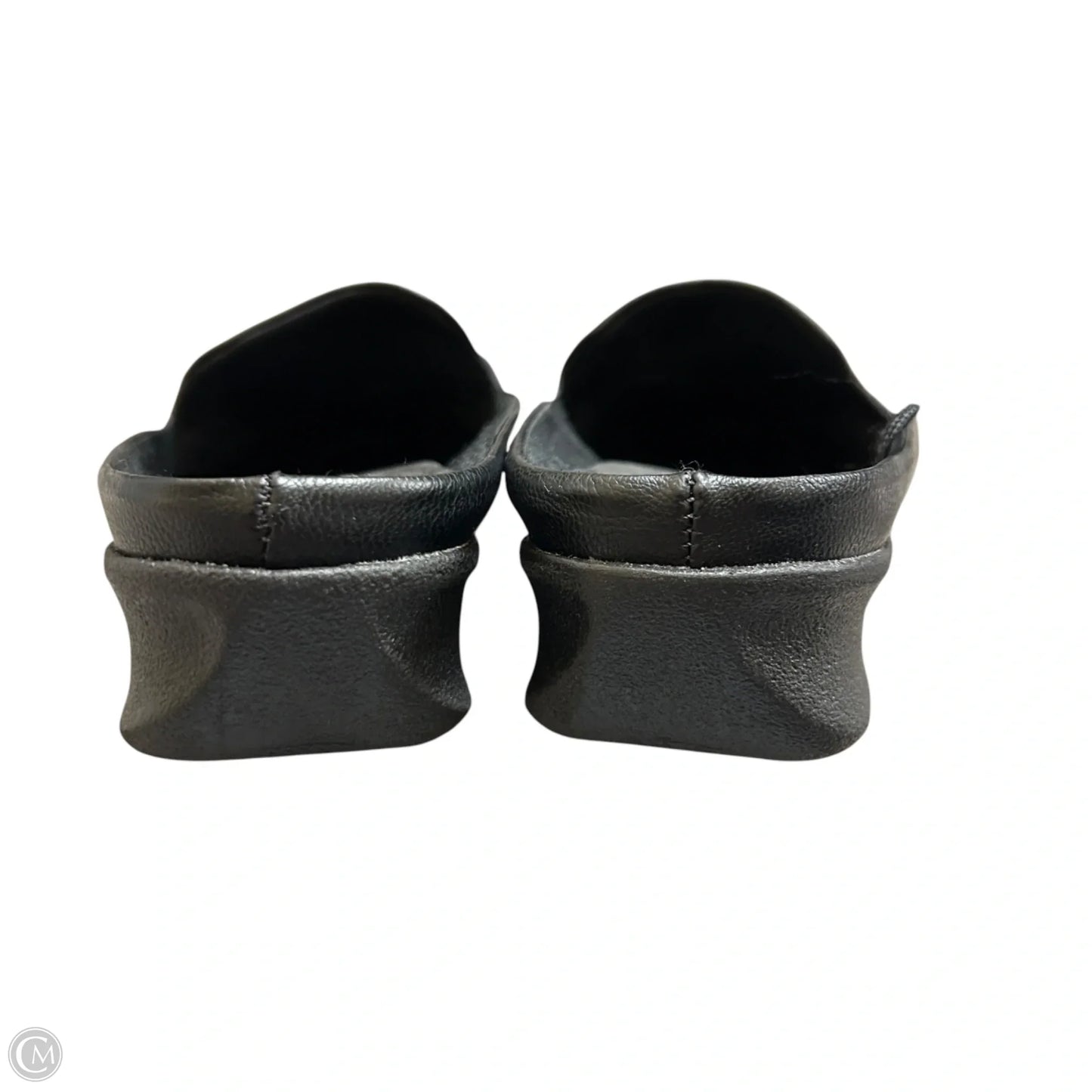 Shoes Heels Wedge By Malu In Black & Gold, Size: 7