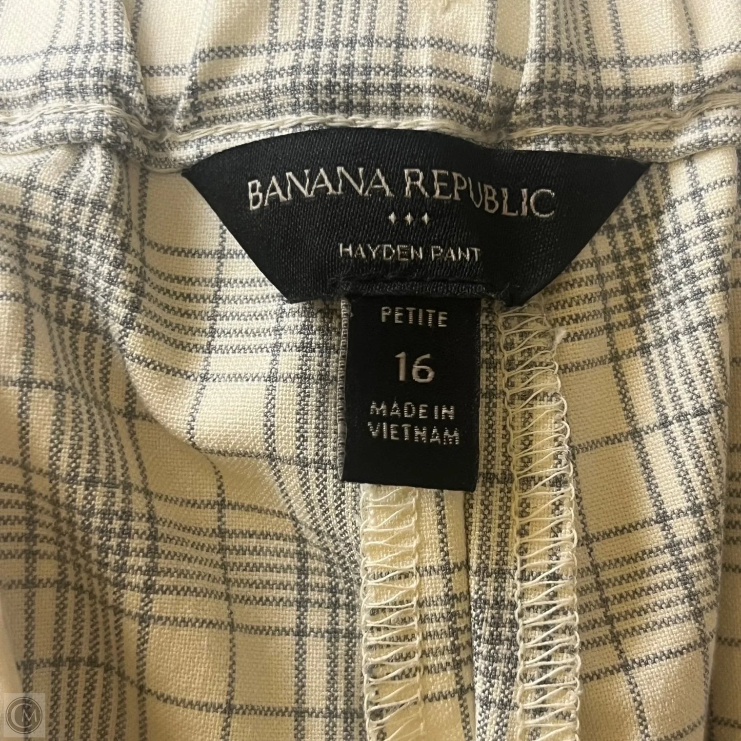 Pants Dress By Banana Republic In Plaid Pattern, Size: 16