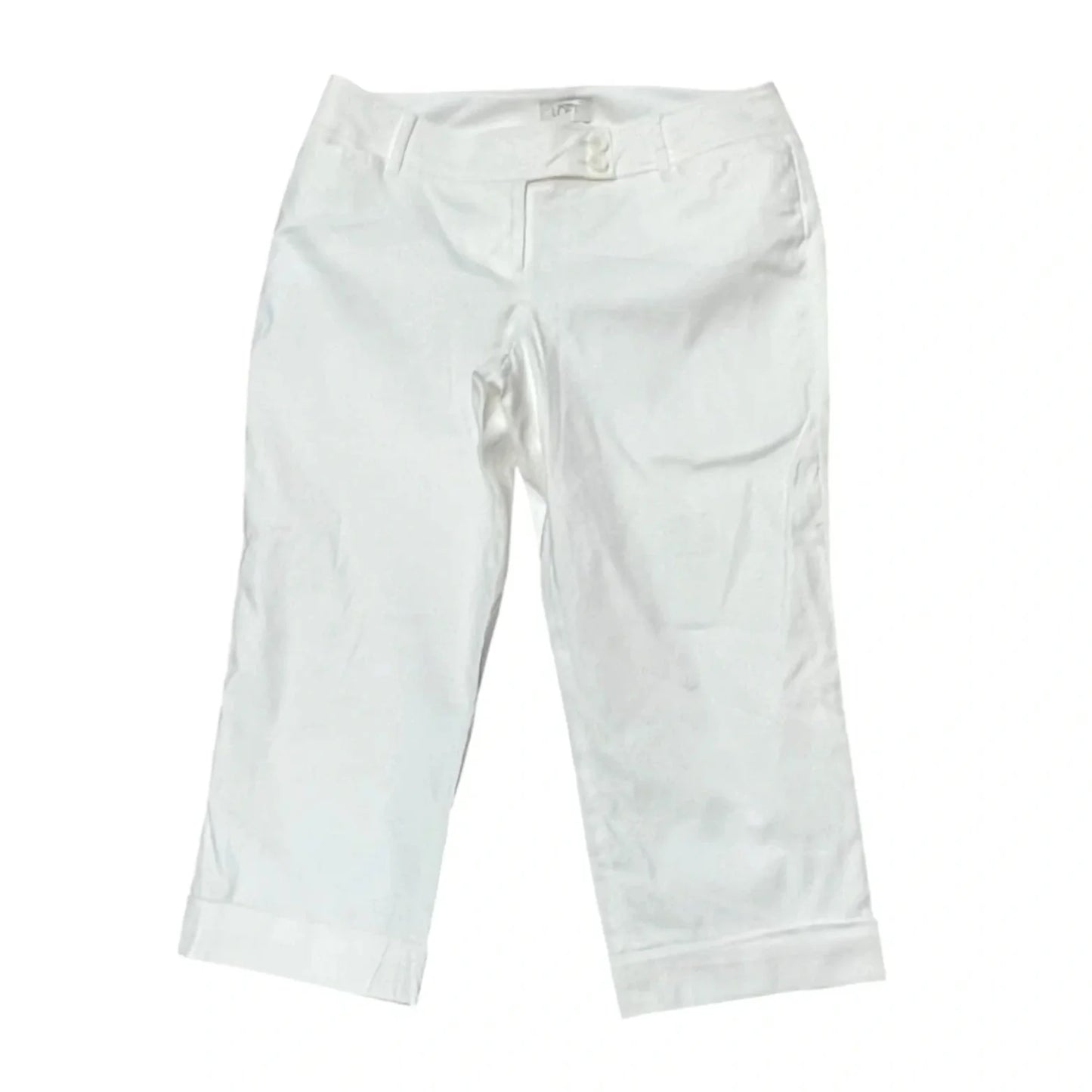 Capris By Loft In White, Size: 8p