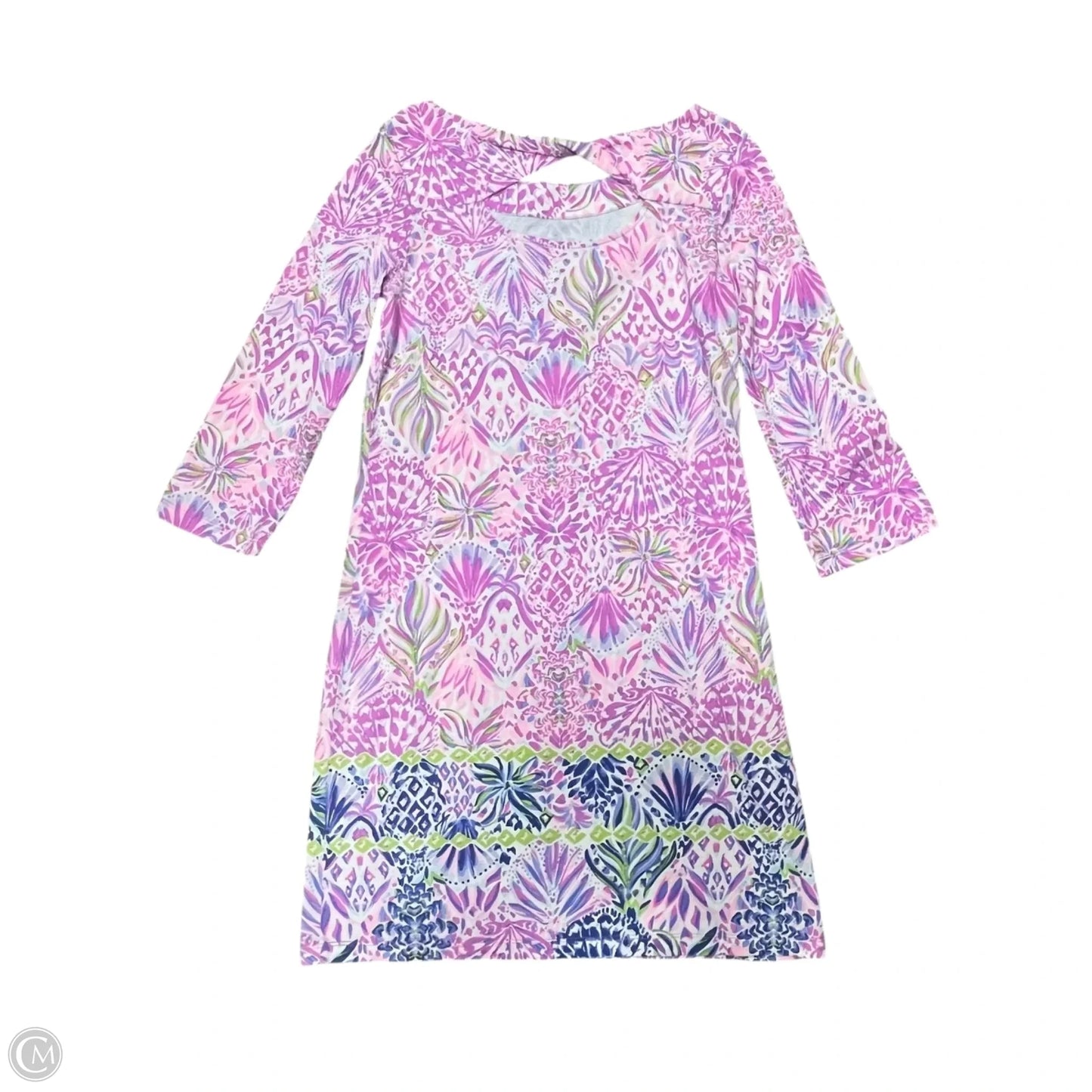 Dress Designer By Lilly Pulitzer In Pink & Purple, Size: S