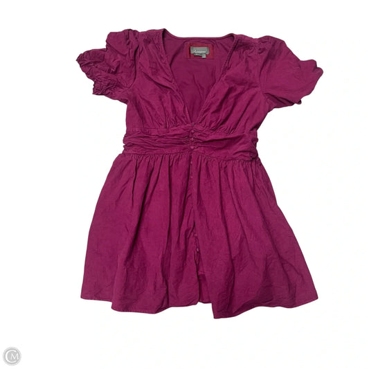 Dress Casual Short By Anthropologie In Purple, Size: Xl