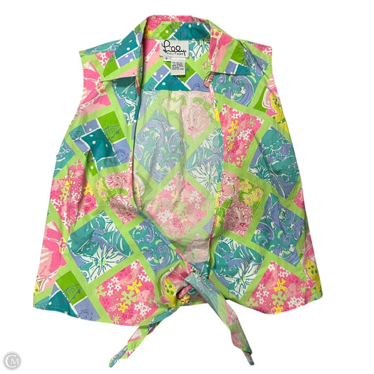 Vest Designer By Lilly Pulitzer In Multi-colored, Size: S