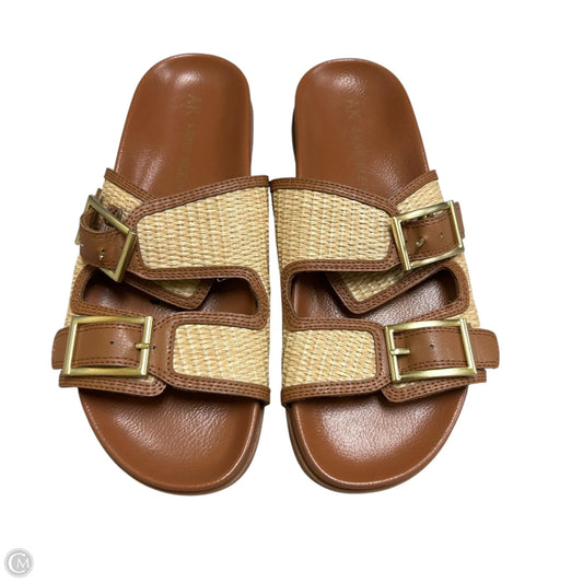 Sandals Flats By Anne Klein In Brown, Size: 9