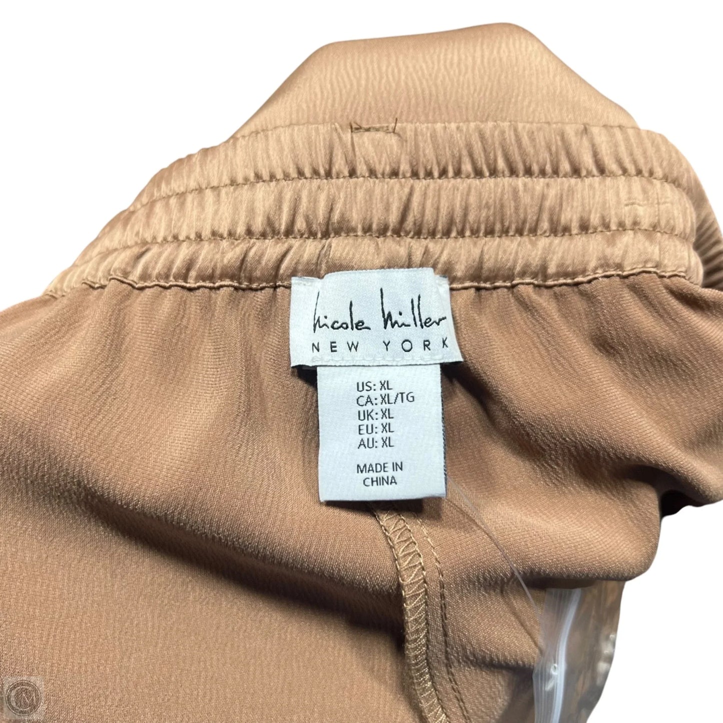 Pants Lounge By Nicole Miller In Brown, Size: Xl
