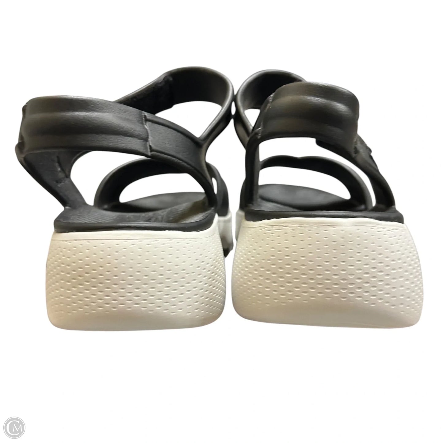 Sandals Sport By Skechers In Black & White, Size: 9