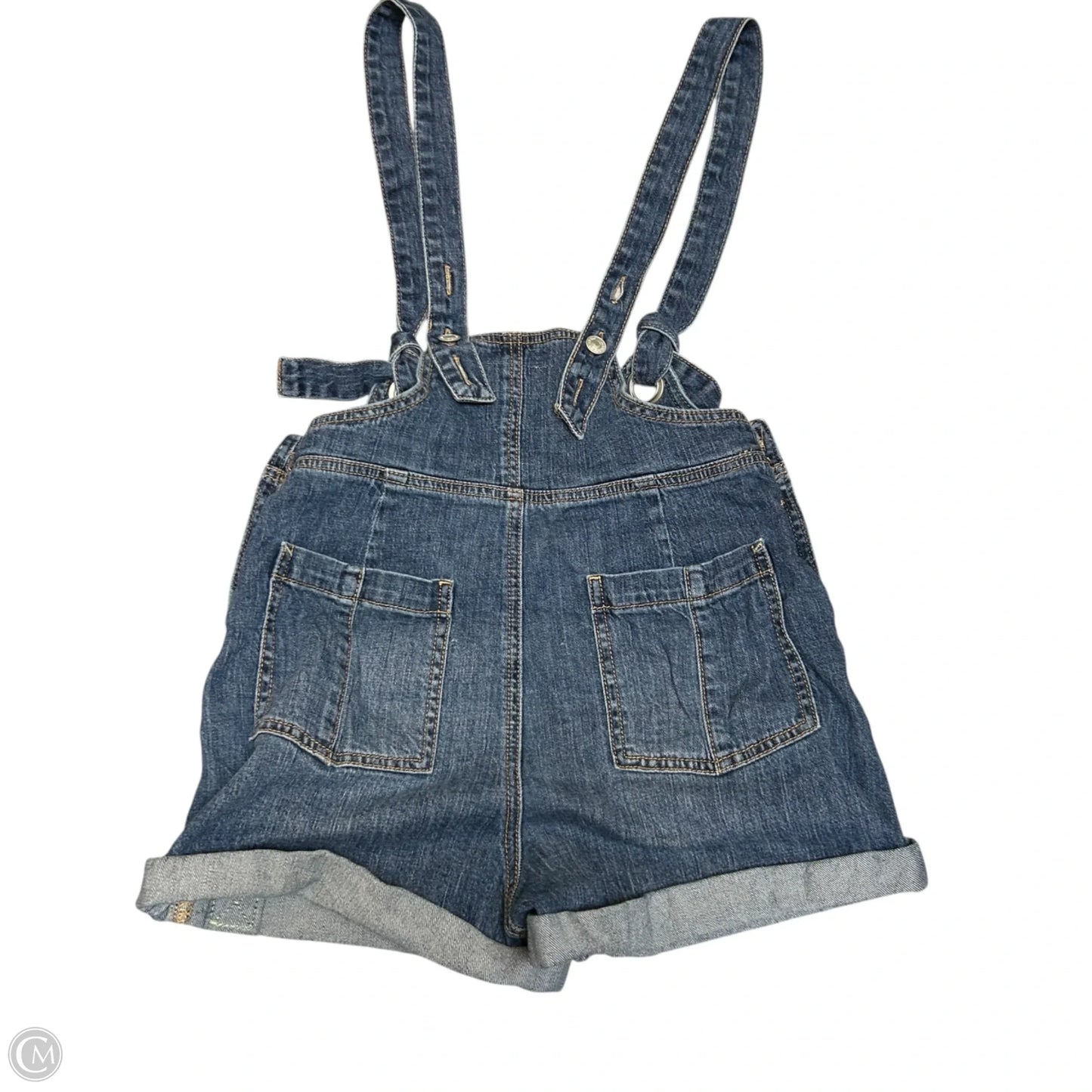 Romper By Pilcro In Blue Denim, Size: 4