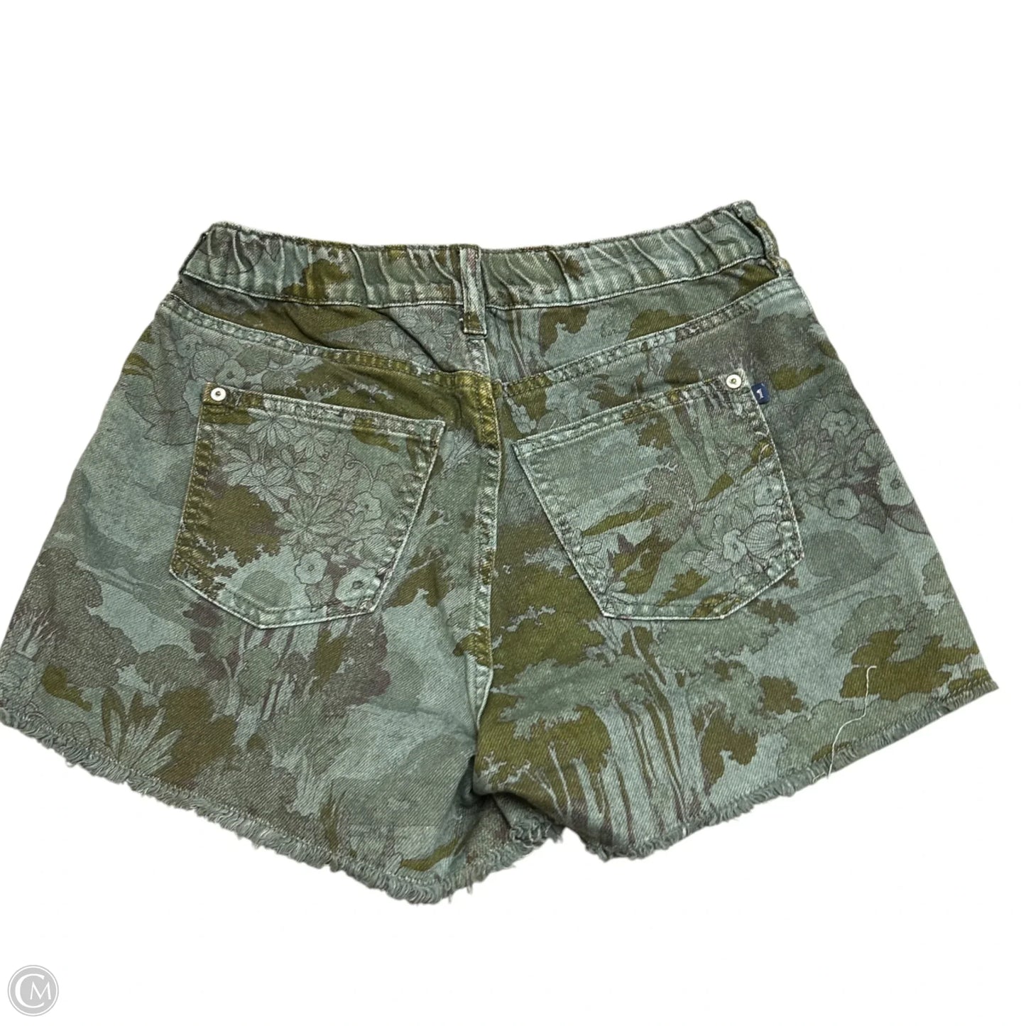 Shorts By Pilcro In Green Denim, Size: S