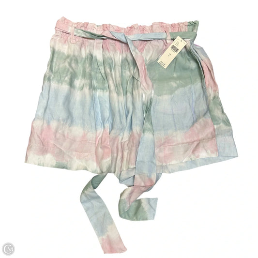 Shorts By Cloth & Stone In Green & Pink, Size: L