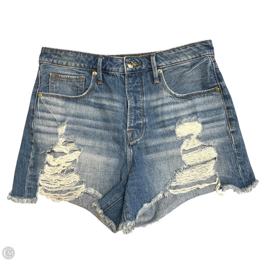 Shorts By Good American In Blue Denim, Size: 6