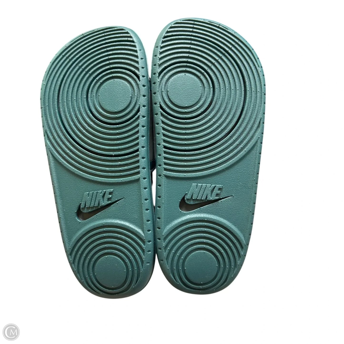 Sandals Sport By Nike In Black & Green, Size: 8