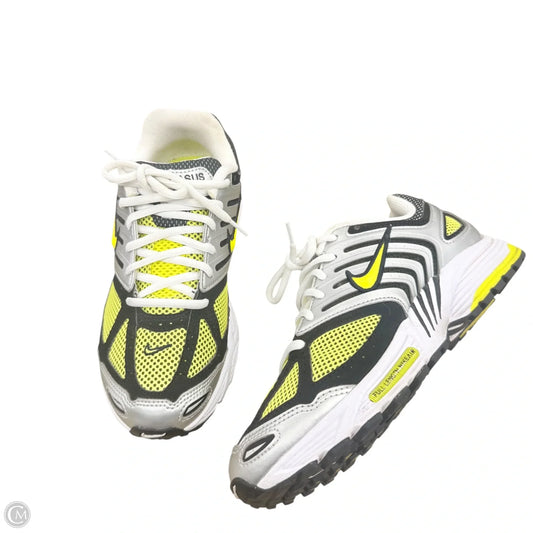 Shoes Sneakers By Nike In Black & Yellow, Size: 7