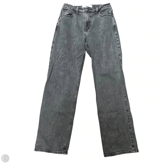 Jeans Boyfriend By Hollister In Grey Denim, Size: 4