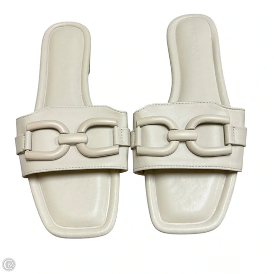 Sandals Flats By Primark In Ivory, Size: 9
