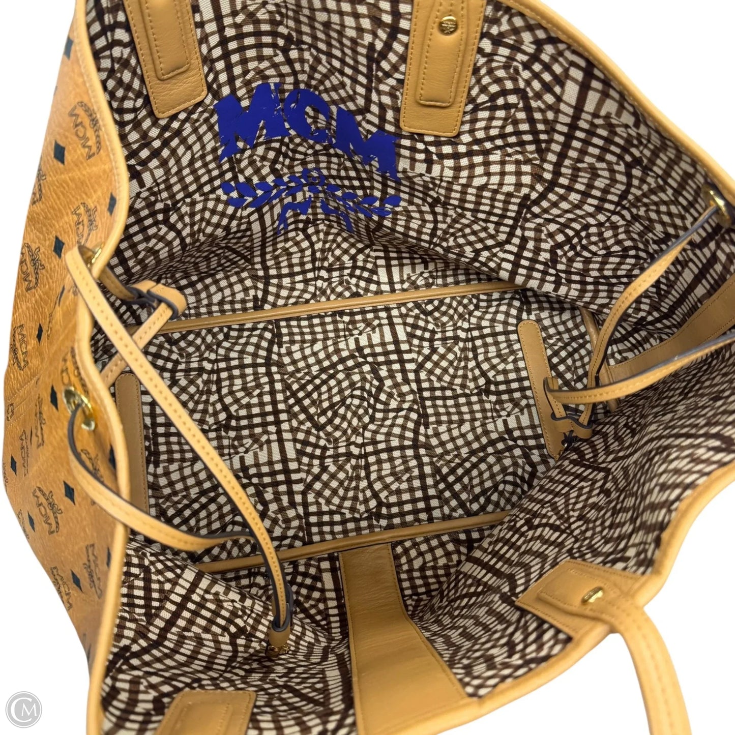 Tote Luxury Designer By Mcm, Size: Large