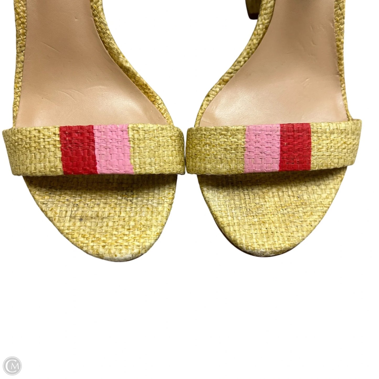 Sandals Heels Block By Inc In Tan, Size: 7.5