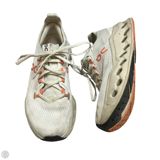 Shoes Athletic By On Cloud In Cream, Size: 8
