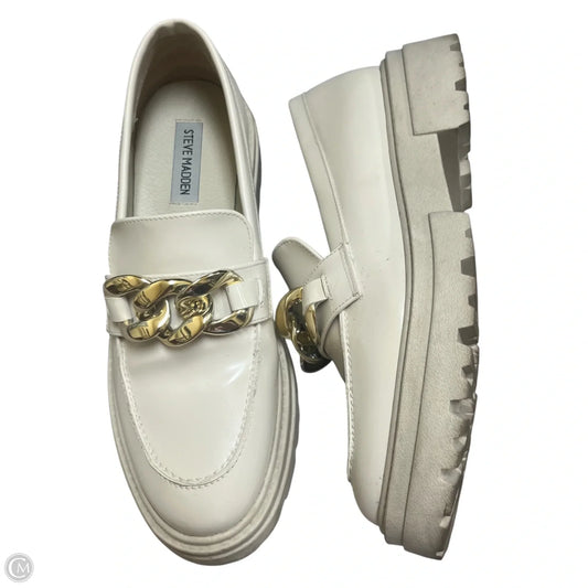 Shoes Flats By Steve Madden In Ivory, Size: 7.5