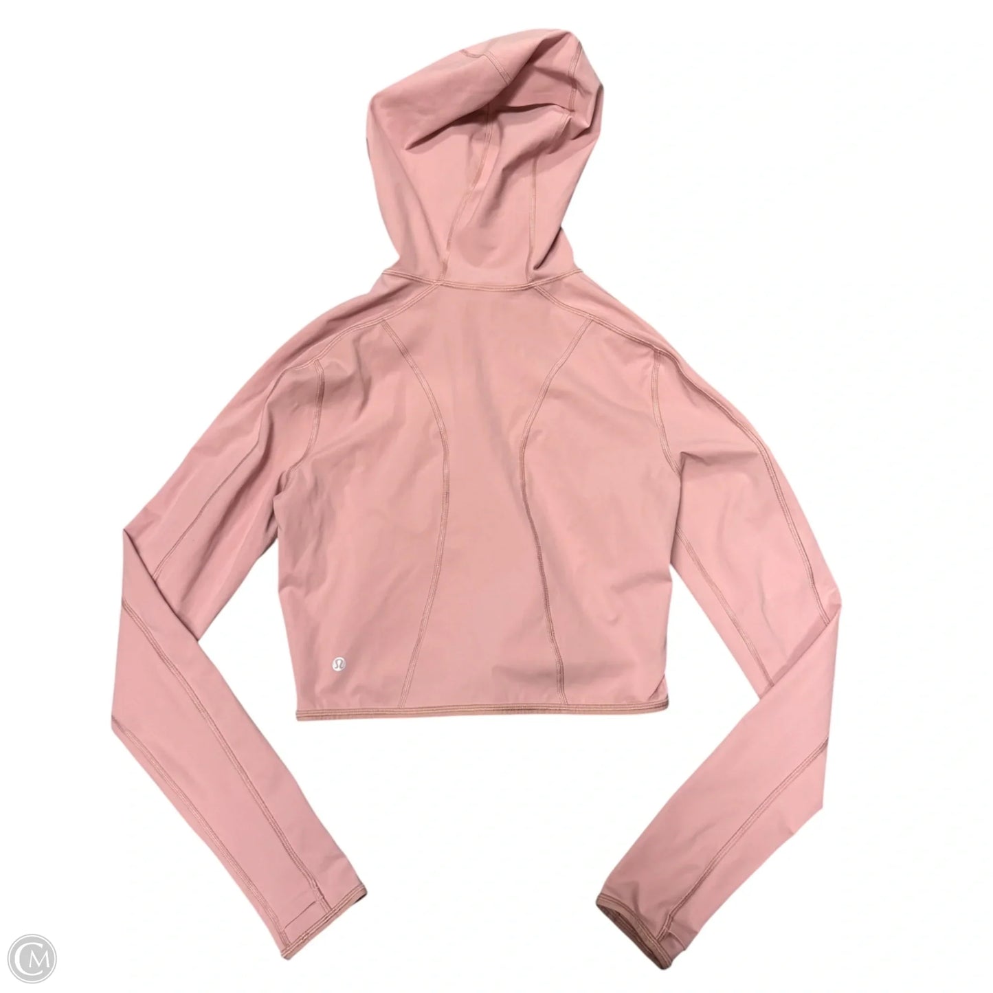 Athletic Jacket By Lululemon In Pink, Size: 8