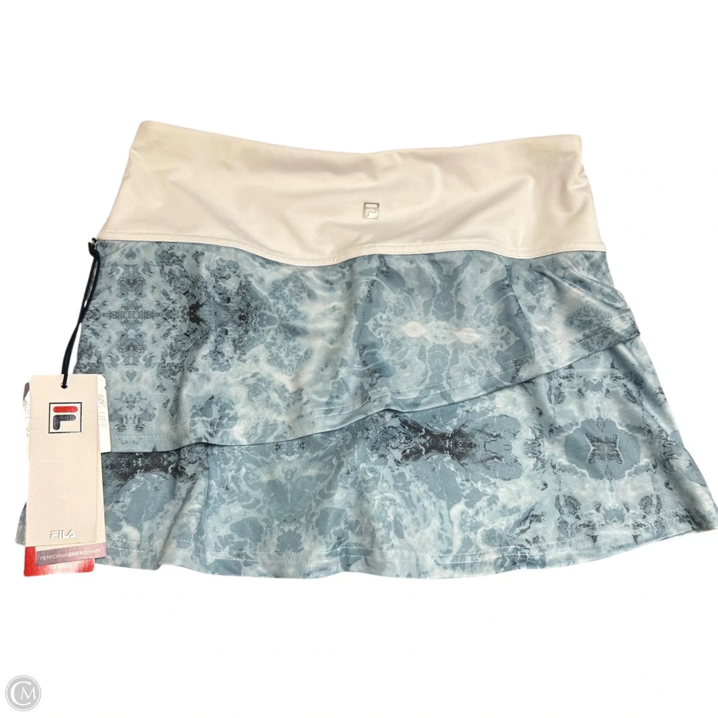Athletic Skirt By Fila In Blue & White, Size: S