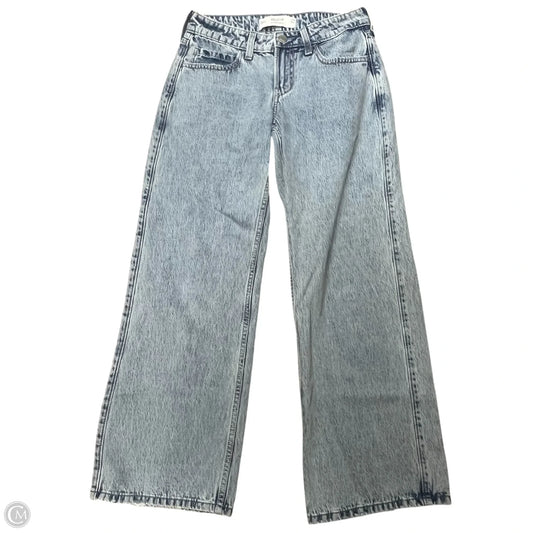 Jeans Wide Leg By Hollister In Blue Denim, Size: 2