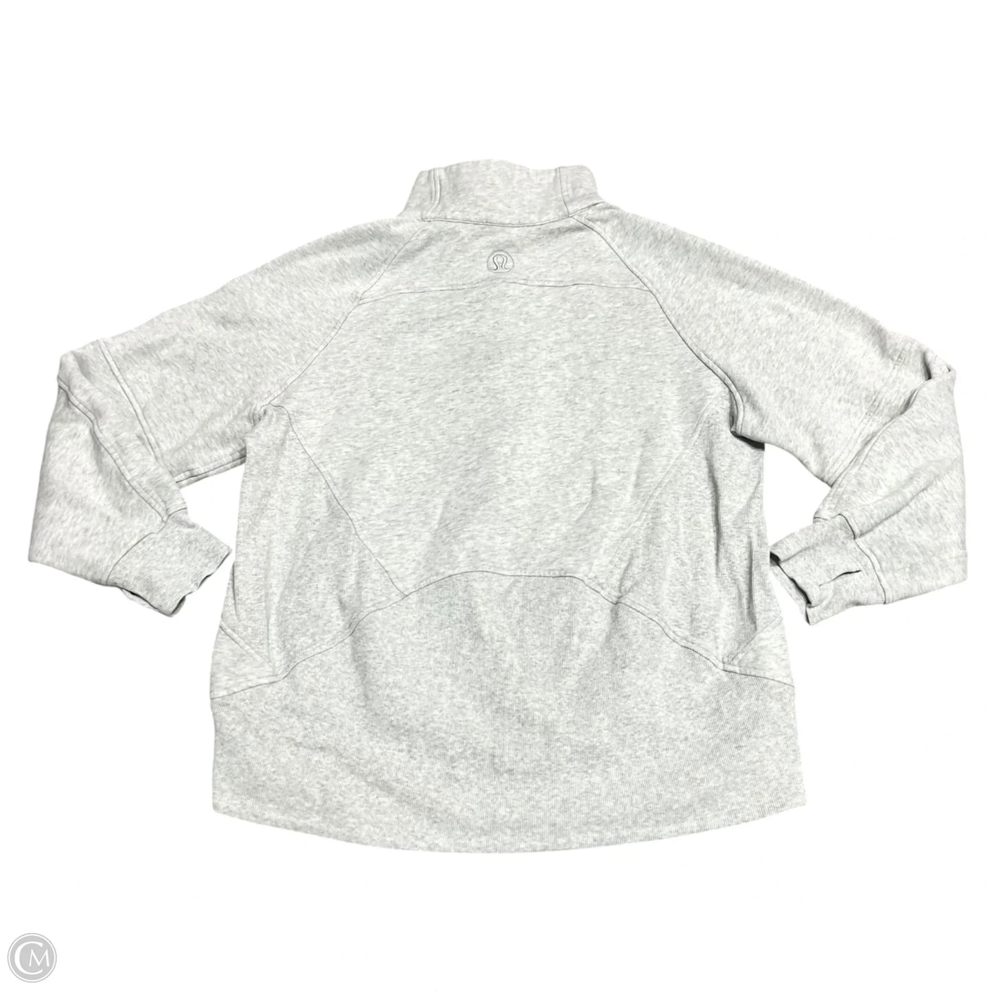 Sweatshirt Collar By Lululemon In Grey, Size: M