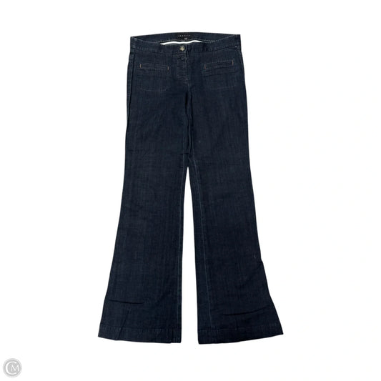 Jeans Boot Cut By Theory In Blue Denim, Size: 2
