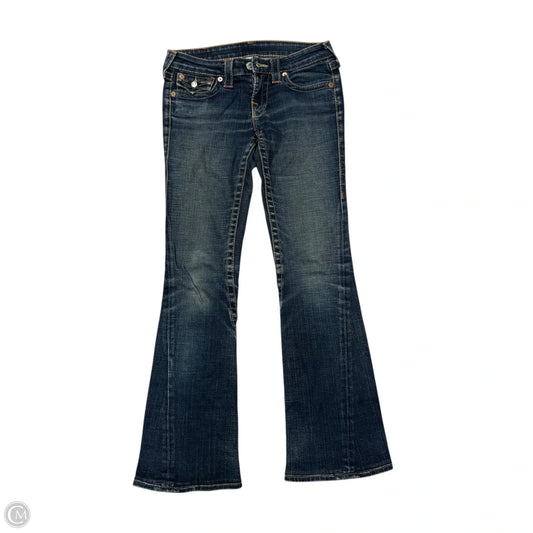Jeans Boot Cut By True Religion In Blue Denim, Size: 2
