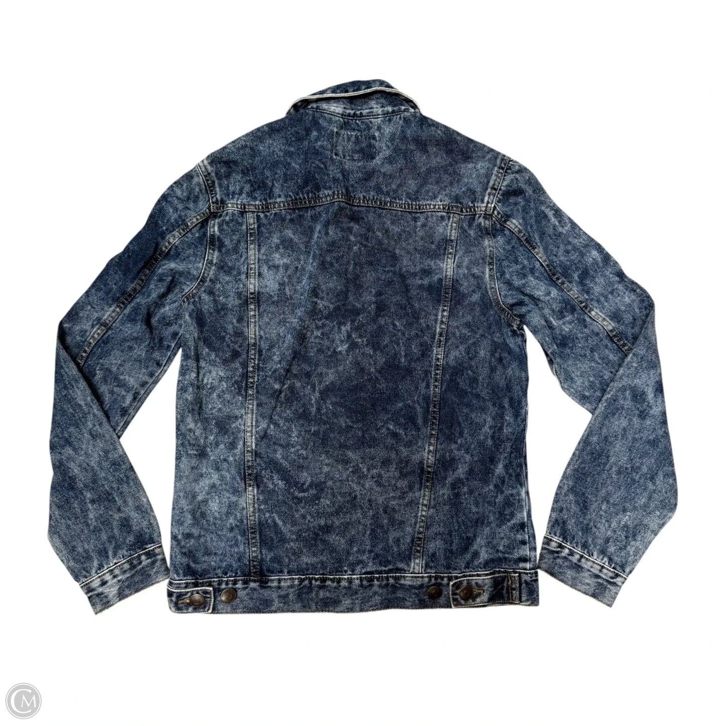 Jacket Denim In Blue Denim, Size: M