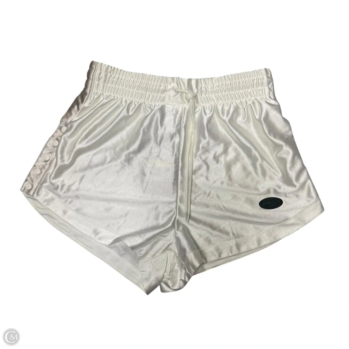 Athletic Shorts By Nike Apparel In Cream, Size: S