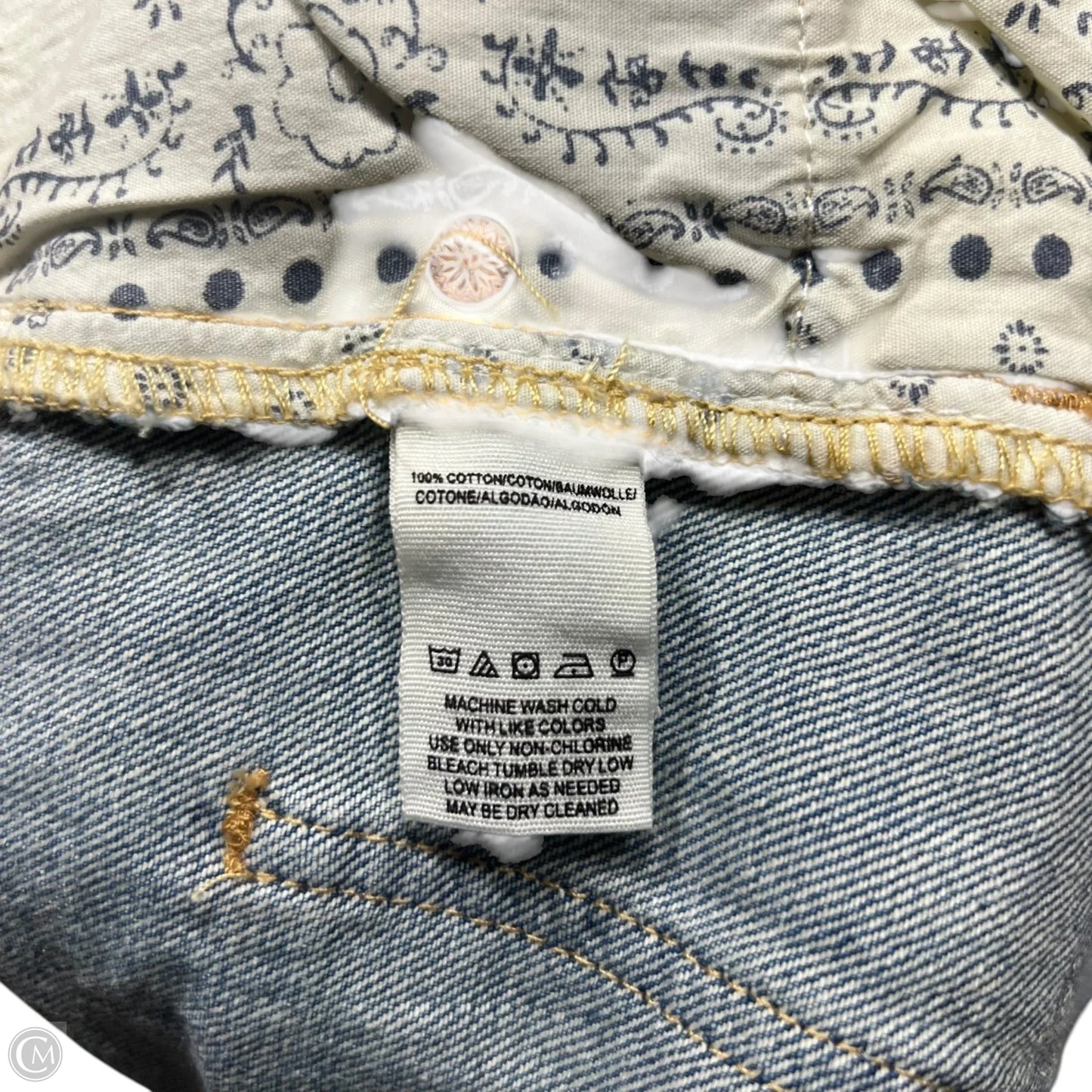 Jeans Straight By We The Free In Blue Denim, Size: 0