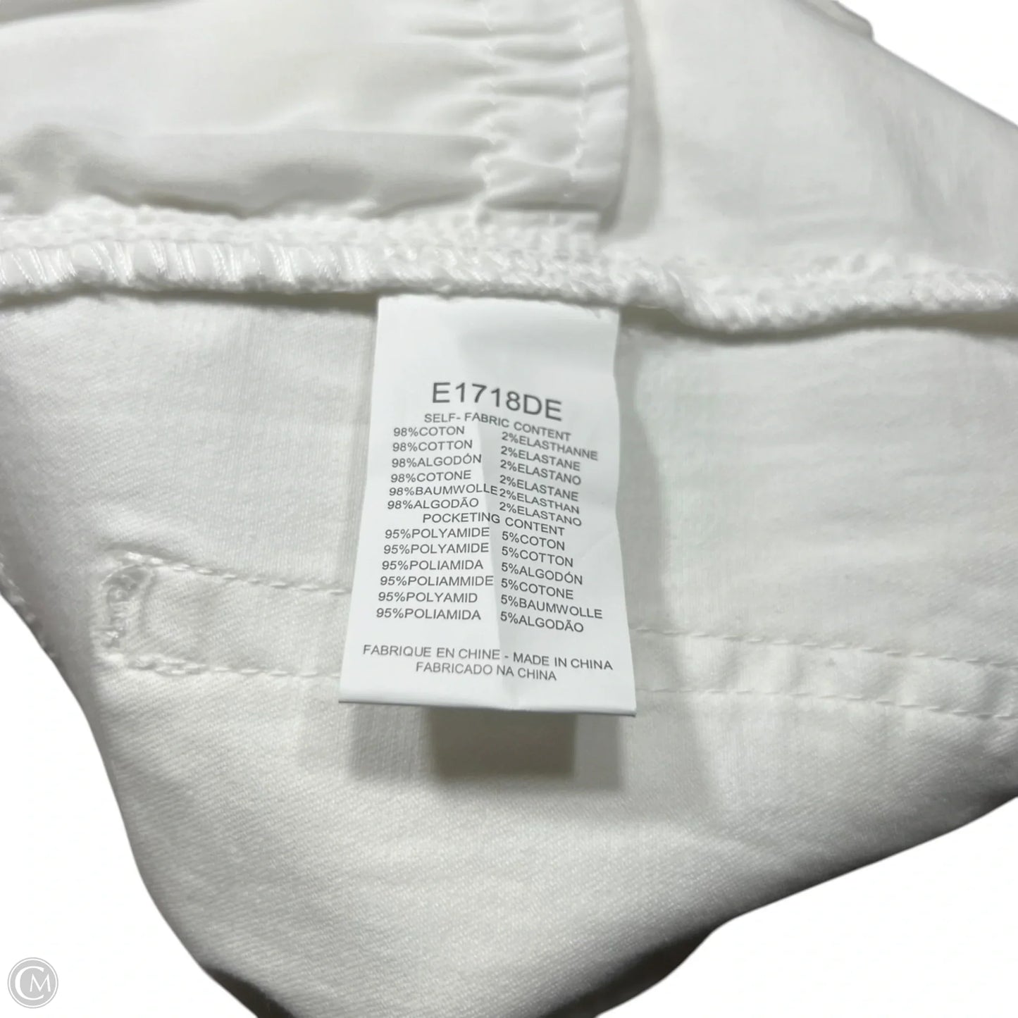 Jeans Straight By Molly Bracken In White Denim, Size: 12