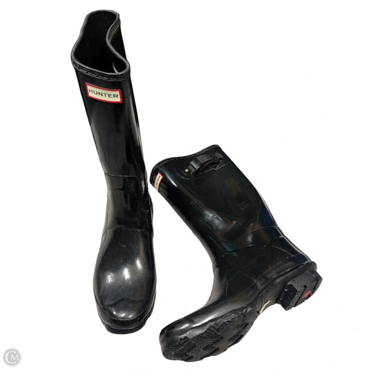 Boots Rain By Hunter In Black, Size: 11