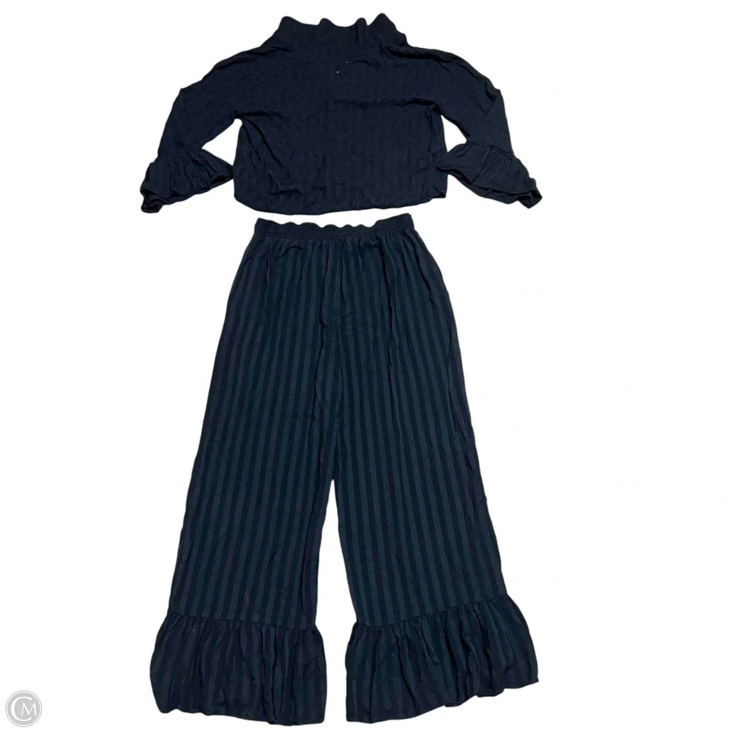Pajamas 2pc By Anthropologie In Black, Size: M